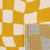 Tapis intérieur à poils longs Swing 383 jaune