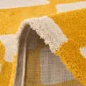 Tapis intérieur à poils longs Swing 383 jaune