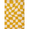 Tapis intérieur à poils longs Swing 383 jaune