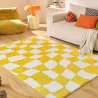 Tapis intérieur à poils longs Swing 383 jaune