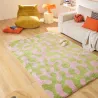 Tapis intérieur à poils longs Swing 384 vert