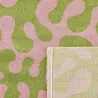 Tapis intérieur à poils longs Swing 384 vert