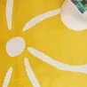 Tapis intérieur à poils longs Swing 385 jaune