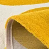Tapis intérieur à poils longs Swing 385 jaune