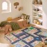 Tapis intérieur à poils courts Alix 738 beige