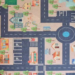 Tapis intérieur à poils courts Alix 738 beige