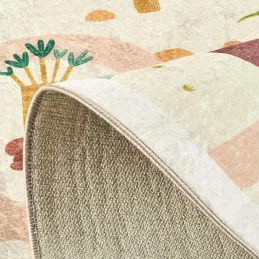 Tapis intérieur à poils courts Alix 737 beige
