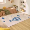 Tapis intérieur à poils courts Alix 734 beige