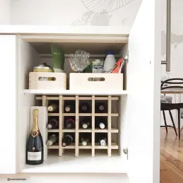 Caisse en bois de rangement