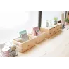 Caisse en bois de rangement