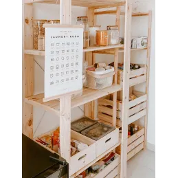 Caisse en bois de rangement