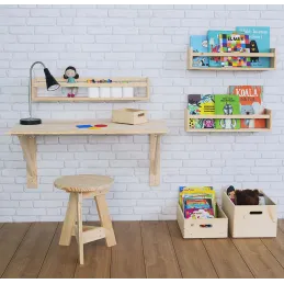 Caisse en bois de rangement