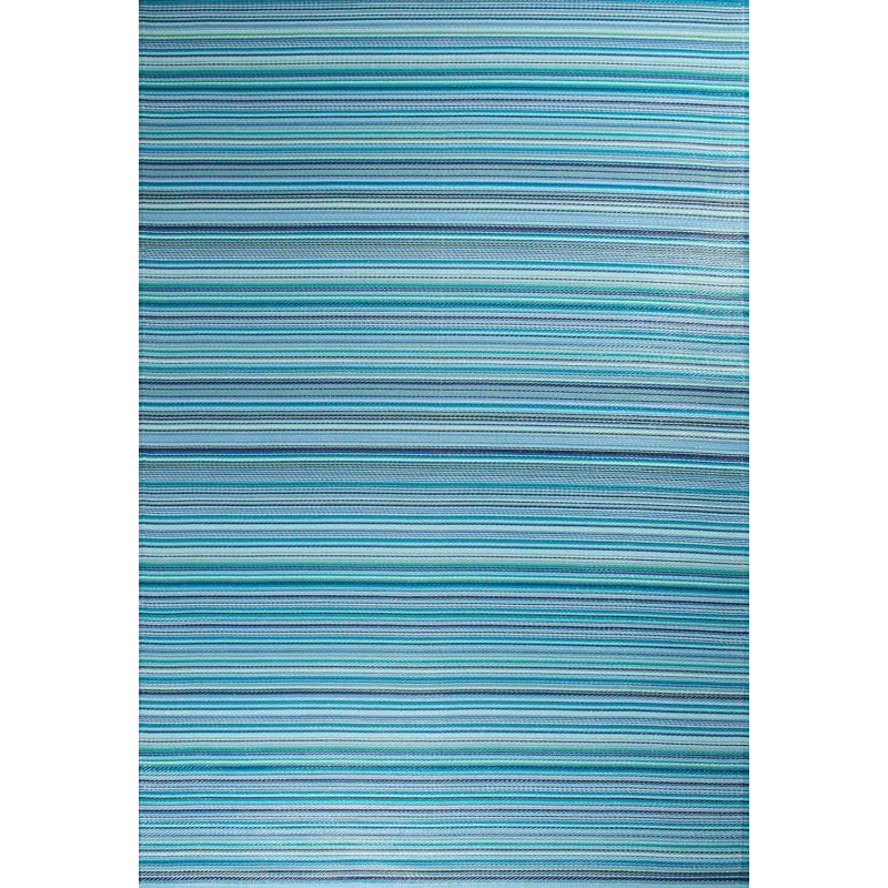 Tapis extérieur en polypropylène Spargi 1746 bleu