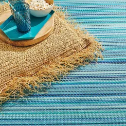 Tapis extérieur en polypropylène Spargi 1746 bleu