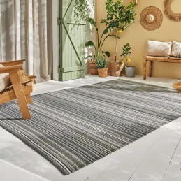 Tapis extérieur en polypropylène Spargi 1746 gris
