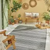 Tapis extérieur en polypropylène Spargi 1746 gris