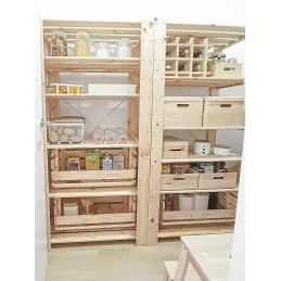 Caisse en bois de rangement