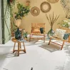 Tapis extérieur en polypropylène Spargi 1747 blanc