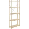Etagère Natura 5 tablettes et montants à lattes