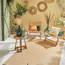 Tapis extérieur en polypropylène Spargi 1747 beige