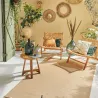 Tapis extérieur en polypropylène Spargi 1747 beige