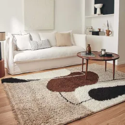 Tapis intérieur en polypropylène Vivara 1062 marron