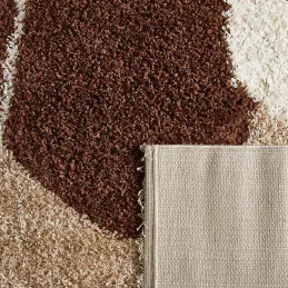 Tapis intérieur en polypropylène Vivara 1062 marron