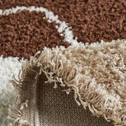 Tapis intérieur en polypropylène Vivara 1062 marron