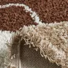 Tapis intérieur en polypropylène Vivara 1062 marron