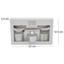 Coffret 2 bougies parfumée et diffuseur 50ml