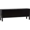 Meuble TV en médium noir Alcoa
