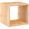 Cube avec range bouteille en pin 12 bouteilles Dinamic