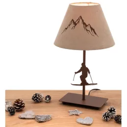 Lampe à poser métal découpé Chatel