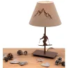 Lampe à poser métal découpé Chatel