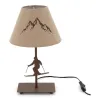 Lampe à poser métal découpé Chatel