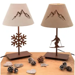 Lampe à poser métal découpé Chatel