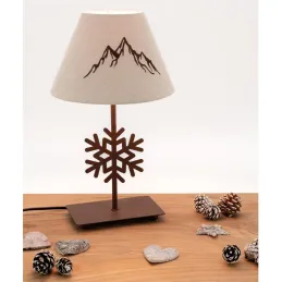 Lampe à poser métal découpé Chatel