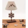 Lampe à poser métal découpé Chatel