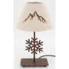 Lampe à poser métal découpé Chatel