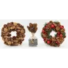 Couronne de Noël pomme de pin
