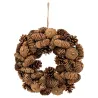 Couronne de Noël pomme de pin