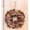 Couronne de Noël pomme de pin