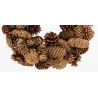 Couronne de Noël pomme de pin