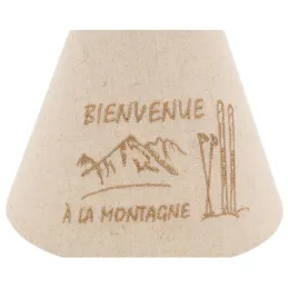 Lampe à poser Bienvenue à la montagne