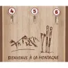Porte-clés mural "La vie de Chalet"