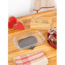 Boîte à thé en pin "La vie de Chalet"
