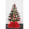Cache-pied de sapin en tissu
