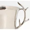 Seau à champagne en aluminium bois de cerf