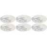 Vaisselle en porcelaine blanche Banc de Poissons