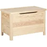 Coffre de rangement en pin 85L